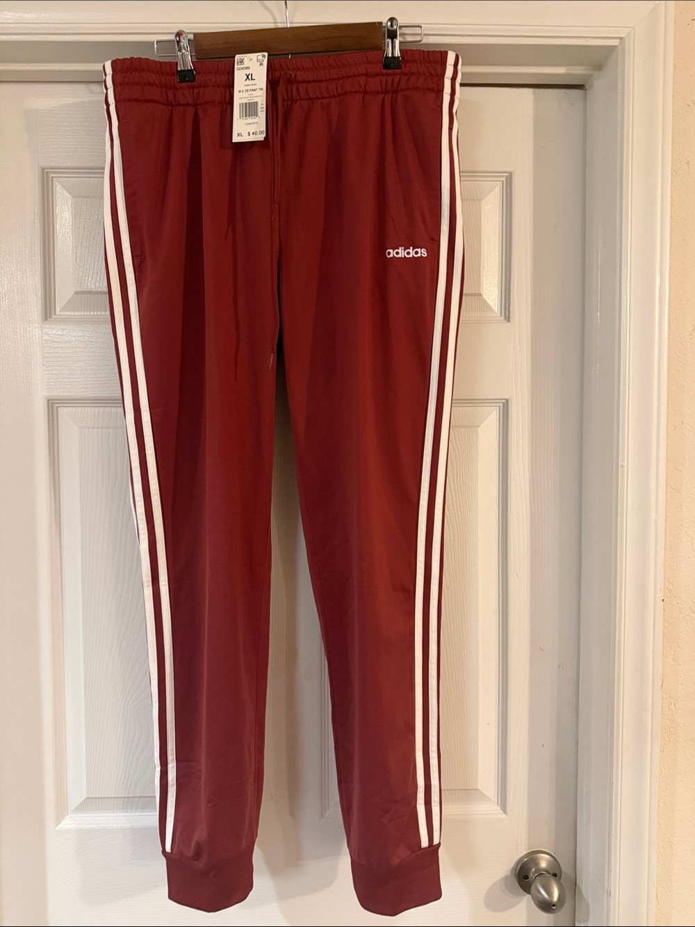 Adidas Women’s Joggers Pants with White Side Stripes